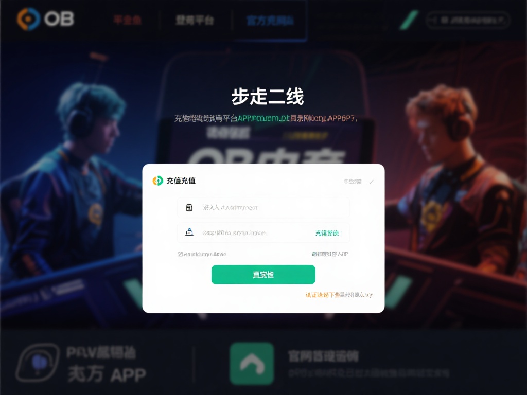 步骤二：核对充值入口真实性
在进入OB电竞平台进