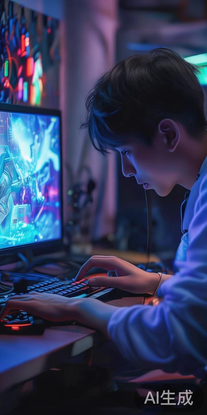 *成长为电竞高手的背后，从不缺少刻苦的训练。*小楠